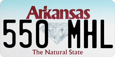 AR license plate 550MHL