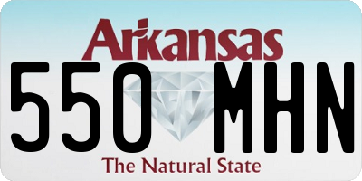 AR license plate 550MHN