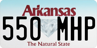 AR license plate 550MHP