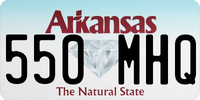 AR license plate 550MHQ