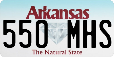AR license plate 550MHS