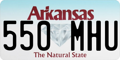 AR license plate 550MHU