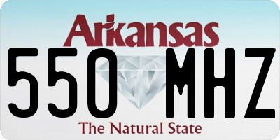 AR license plate 550MHZ