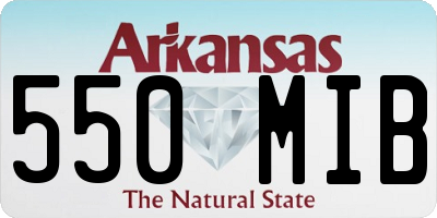 AR license plate 550MIB