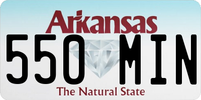 AR license plate 550MIN