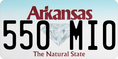 AR license plate 550MIO