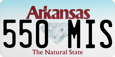 AR license plate 550MIS