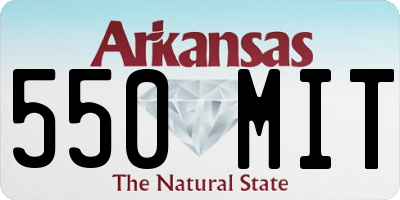 AR license plate 550MIT