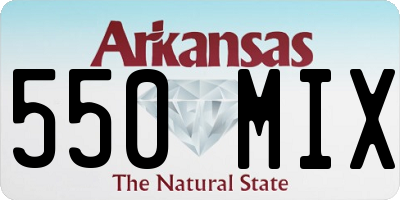 AR license plate 550MIX