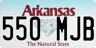 AR license plate 550MJB