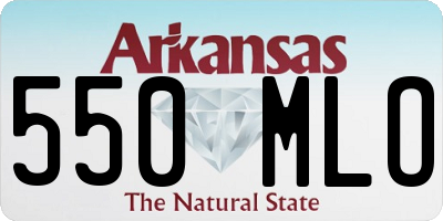 AR license plate 550MLO