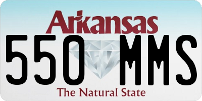 AR license plate 550MMS