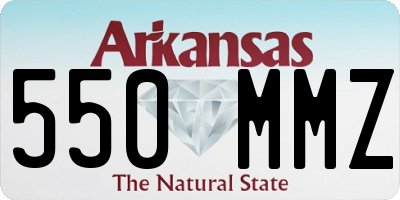 AR license plate 550MMZ