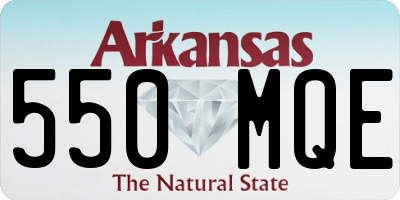 AR license plate 550MQE