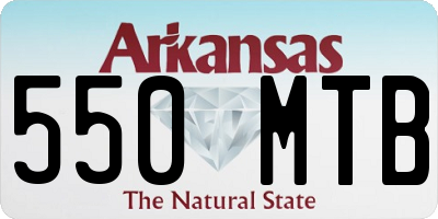 AR license plate 550MTB