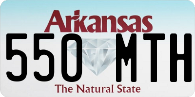 AR license plate 550MTH