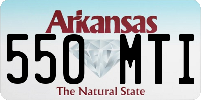 AR license plate 550MTI