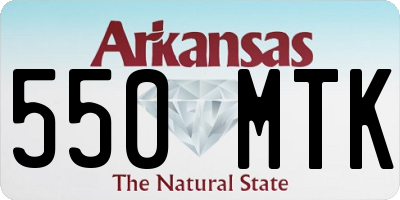 AR license plate 550MTK