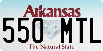 AR license plate 550MTL