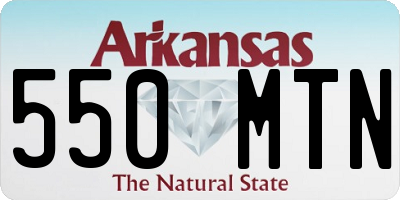 AR license plate 550MTN