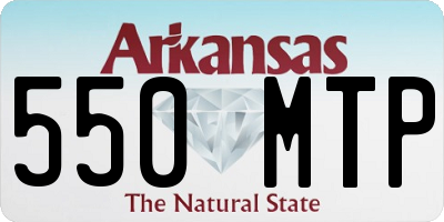 AR license plate 550MTP