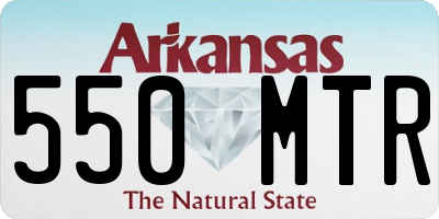 AR license plate 550MTR