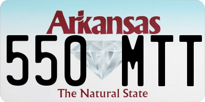 AR license plate 550MTT