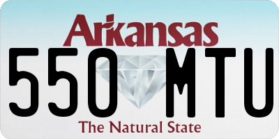 AR license plate 550MTU