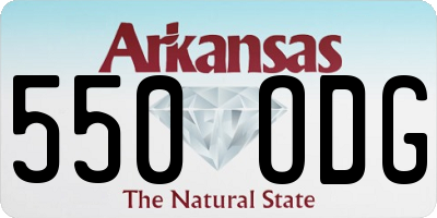 AR license plate 550ODG