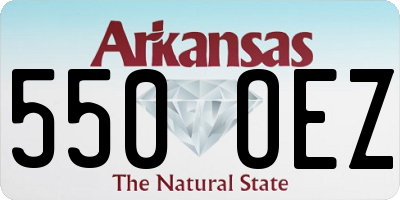 AR license plate 550OEZ