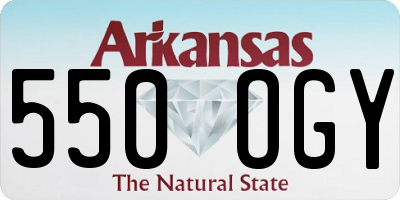 AR license plate 550OGY