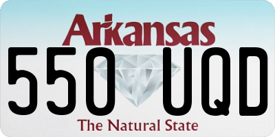 AR license plate 550UQD