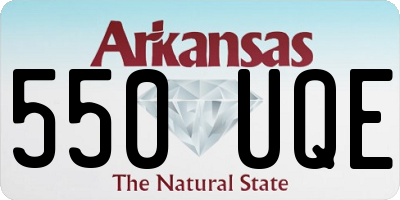AR license plate 550UQE