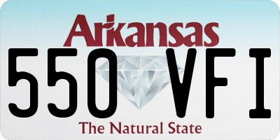 AR license plate 550VFI