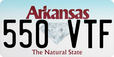 AR license plate 550VTF