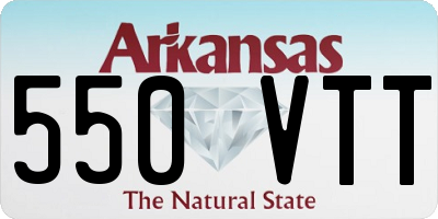 AR license plate 550VTT