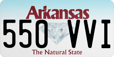 AR license plate 550VVI