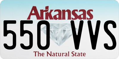 AR license plate 550VVS