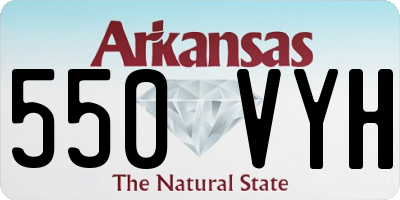 AR license plate 550VYH