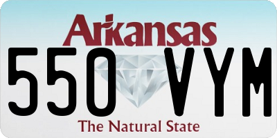 AR license plate 550VYM