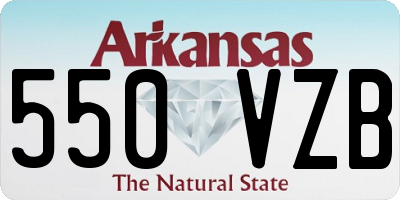 AR license plate 550VZB