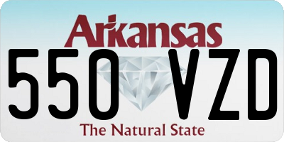 AR license plate 550VZD