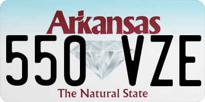 AR license plate 550VZE