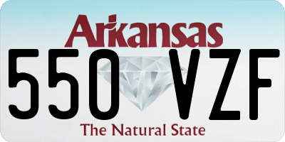 AR license plate 550VZF