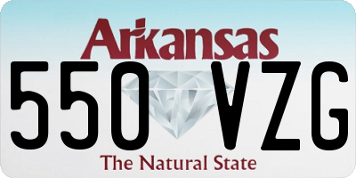 AR license plate 550VZG