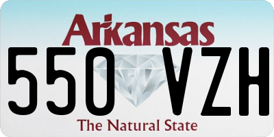 AR license plate 550VZH