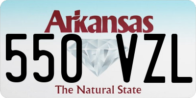 AR license plate 550VZL