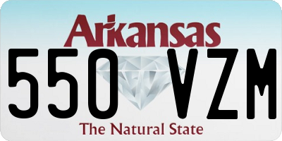 AR license plate 550VZM