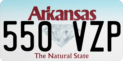 AR license plate 550VZP
