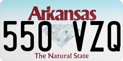 AR license plate 550VZQ